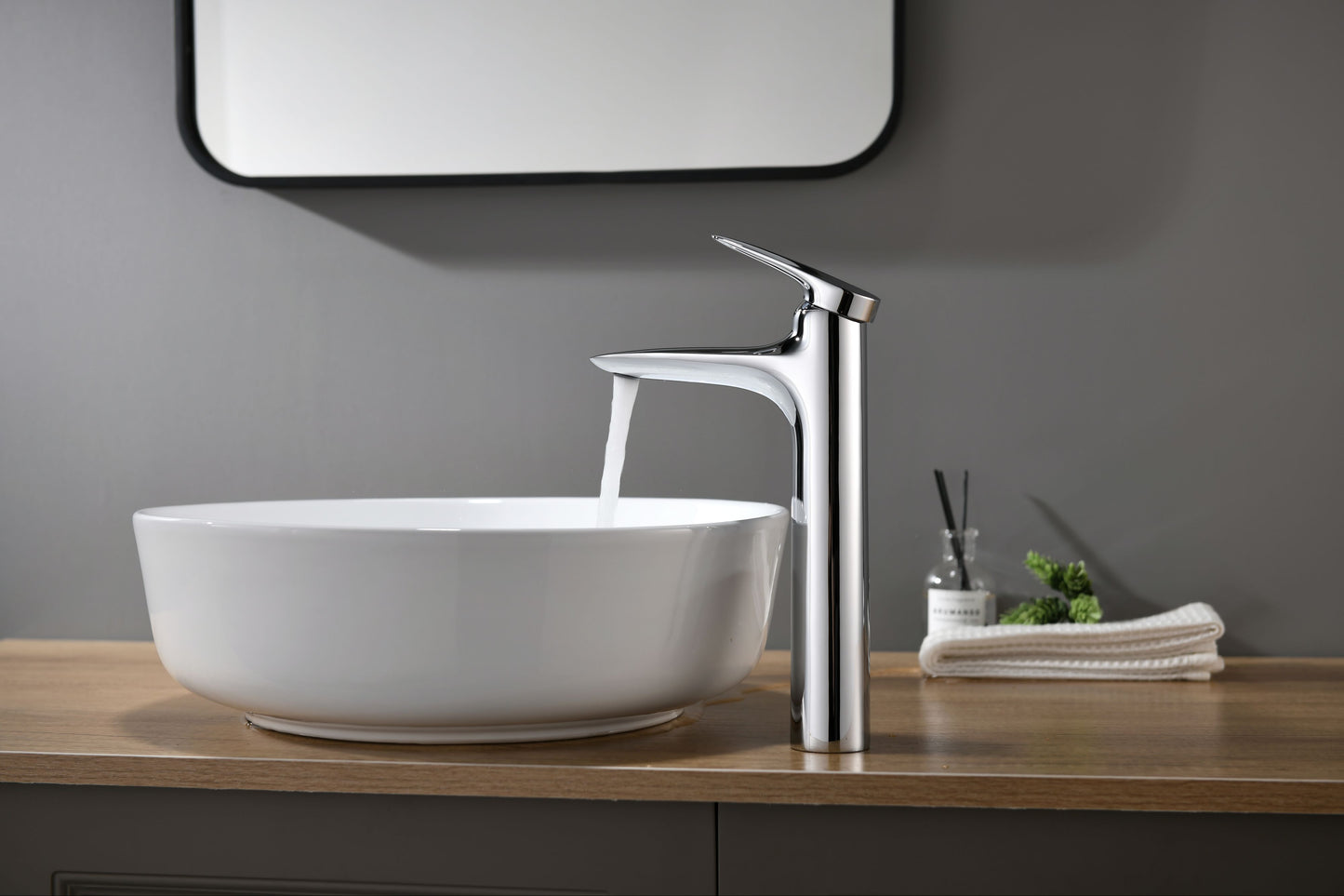 Mitigeur monocommande Lavabo Haut WasserKraft coloris Chromé