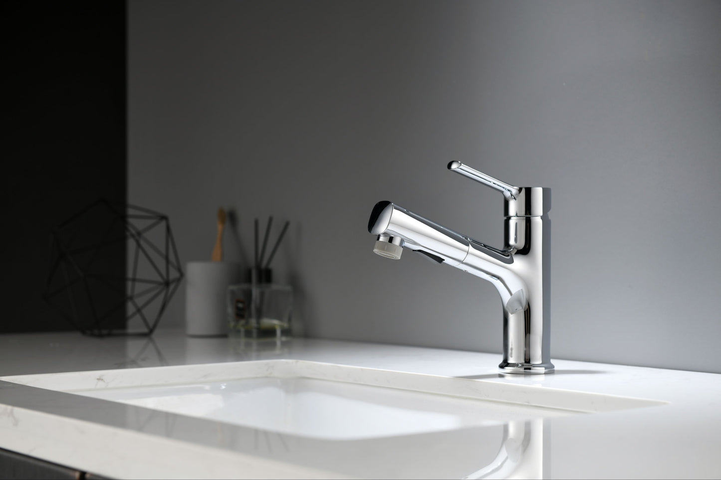 Mitigeur monocommande Lavabo WasserKraft coloris Chromé