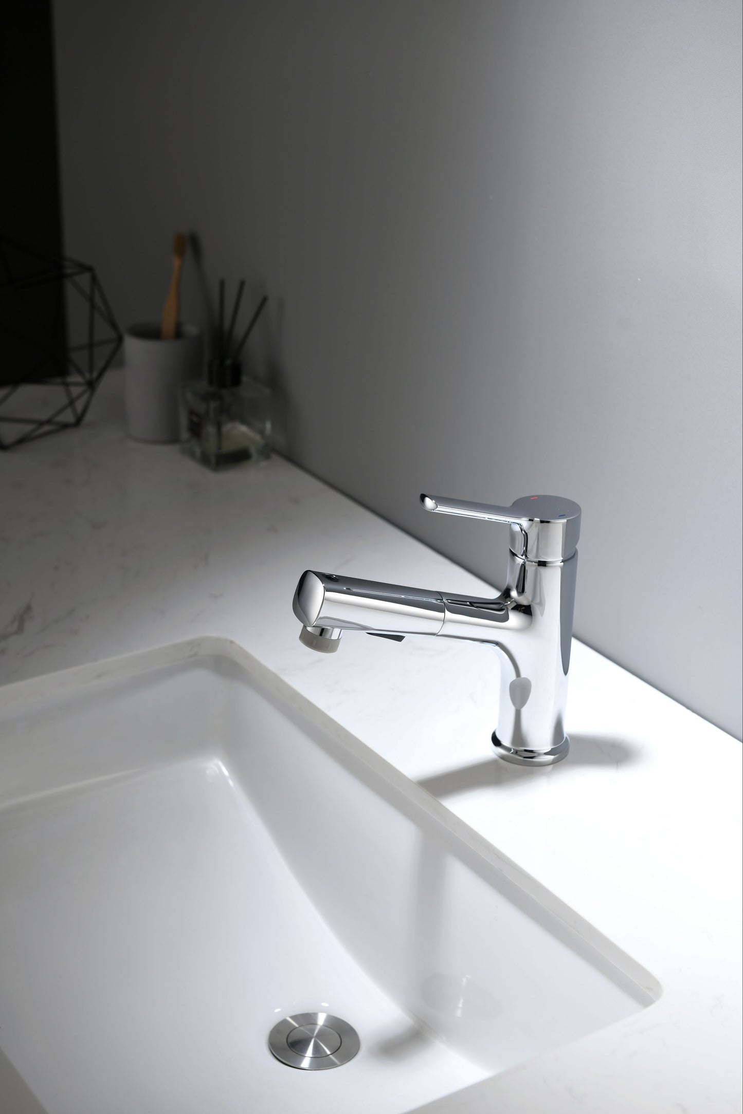Mitigeur monocommande Lavabo WasserKraft coloris Chromé