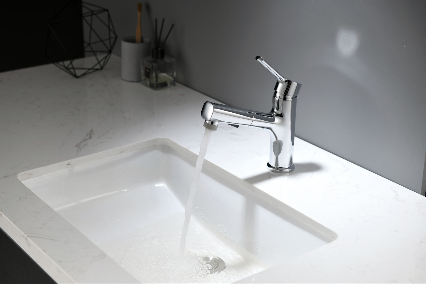 Mitigeur monocommande Lavabo WasserKraft coloris Chromé