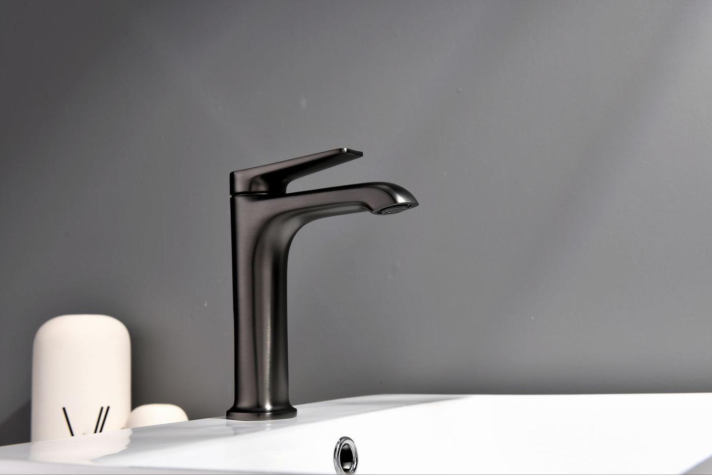 Mitigeur monocommande Lavabo WasserKraft coloris Anthracite