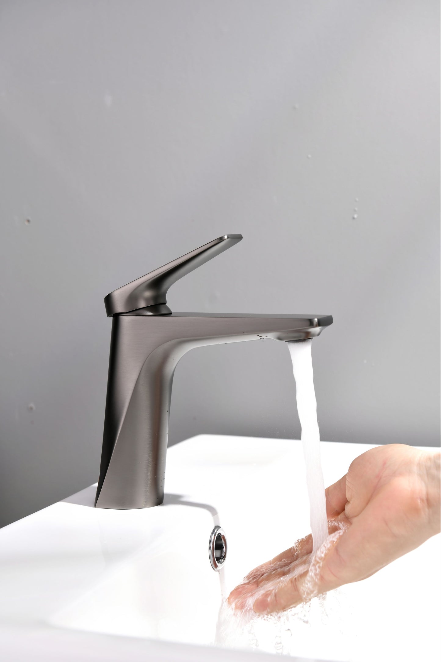 Mitigeur monocommande Lavabo WasserKraft coloris Anthracite