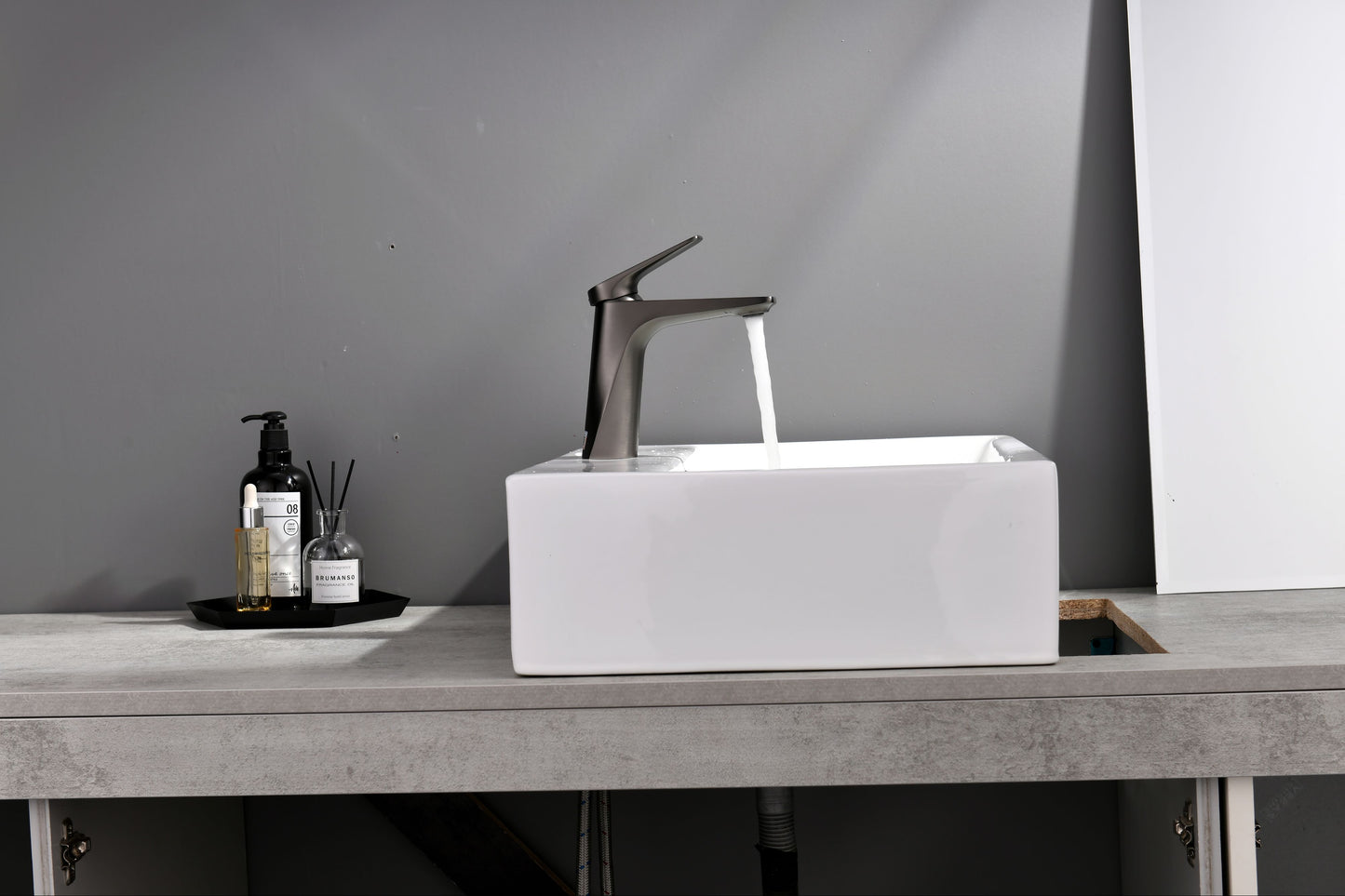 Mitigeur monocommande Lavabo WasserKraft coloris Anthracite