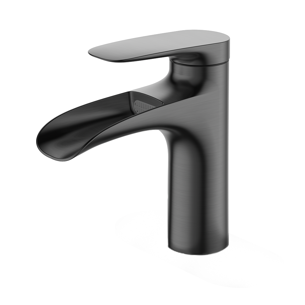Mitigeur monocommande Lavabo WasserKraft coloris Anthracite