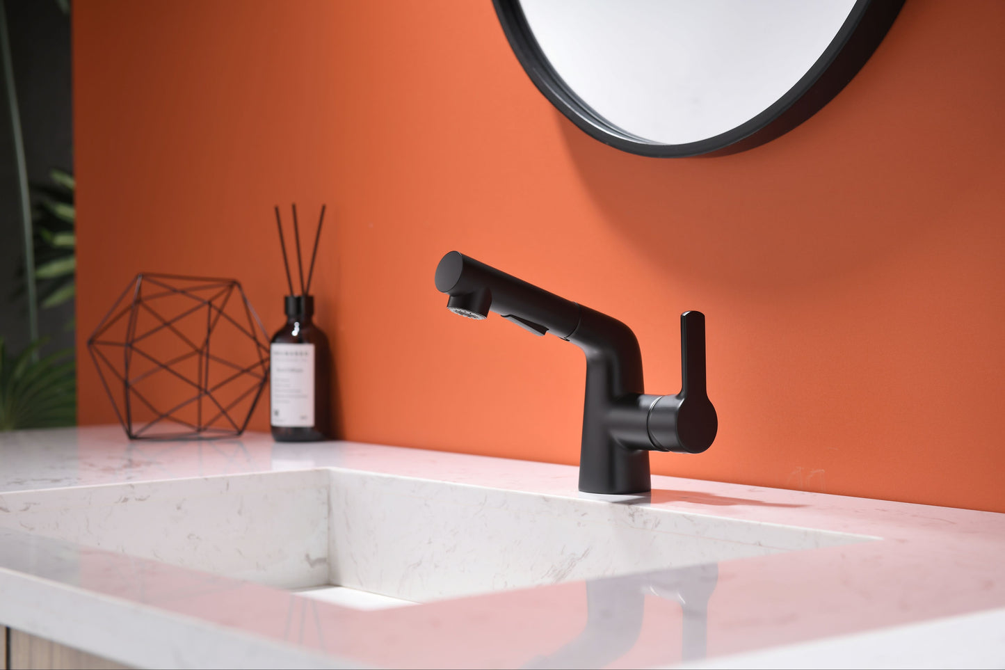 Mitigeur monocommande Lavabo WasserKraft coloris Noir