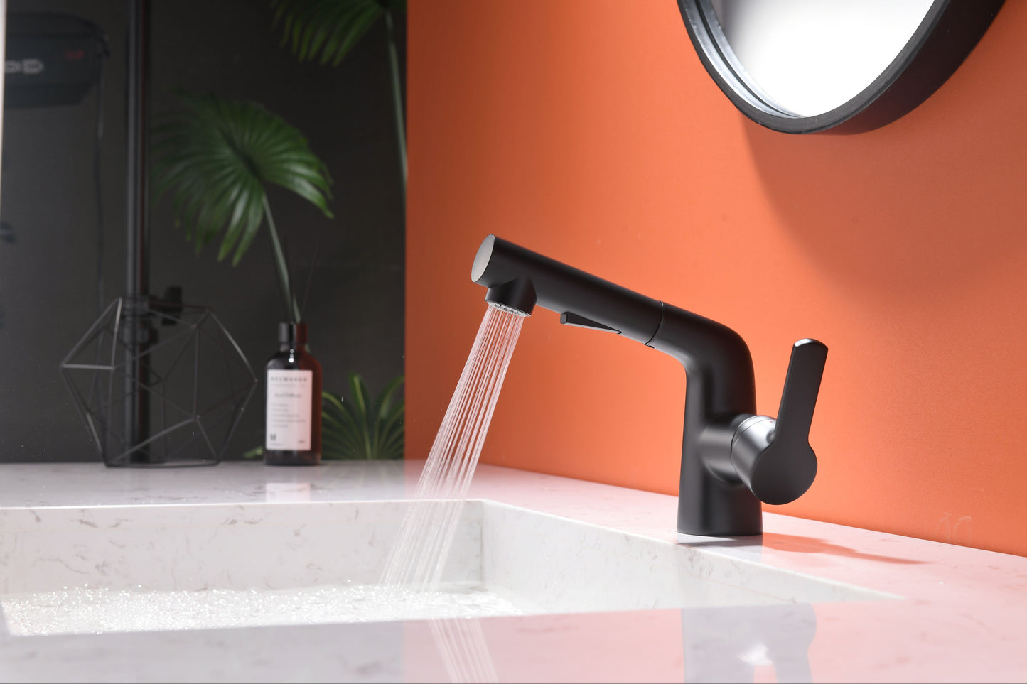 Mitigeur monocommande Lavabo WasserKraft coloris Noir