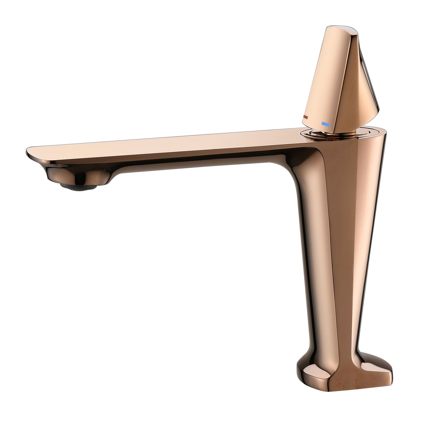 Mitigeur monocommande Lavabo WasserKraft coloris Or rosé
