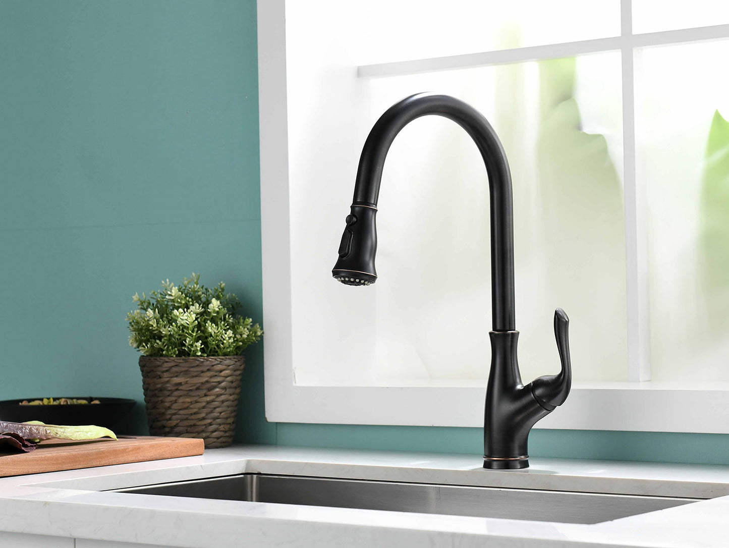 Mitigeur à levier unique extractible pour cuisine (ORB)