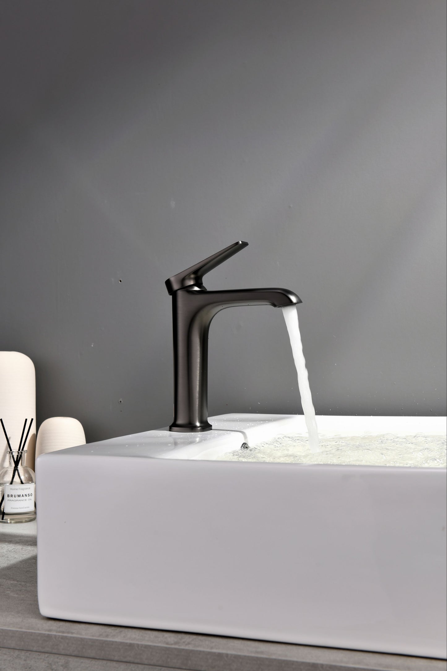 Mitigeur monocommande Lavabo WasserKraft coloris Anthracite