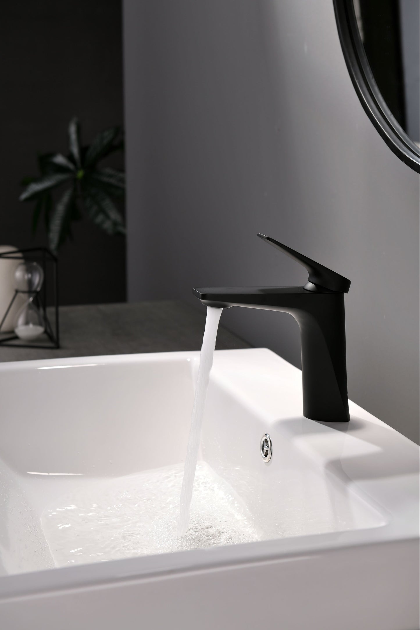 Mitigeur monocommande Lavabo WasserKraft coloris Noir