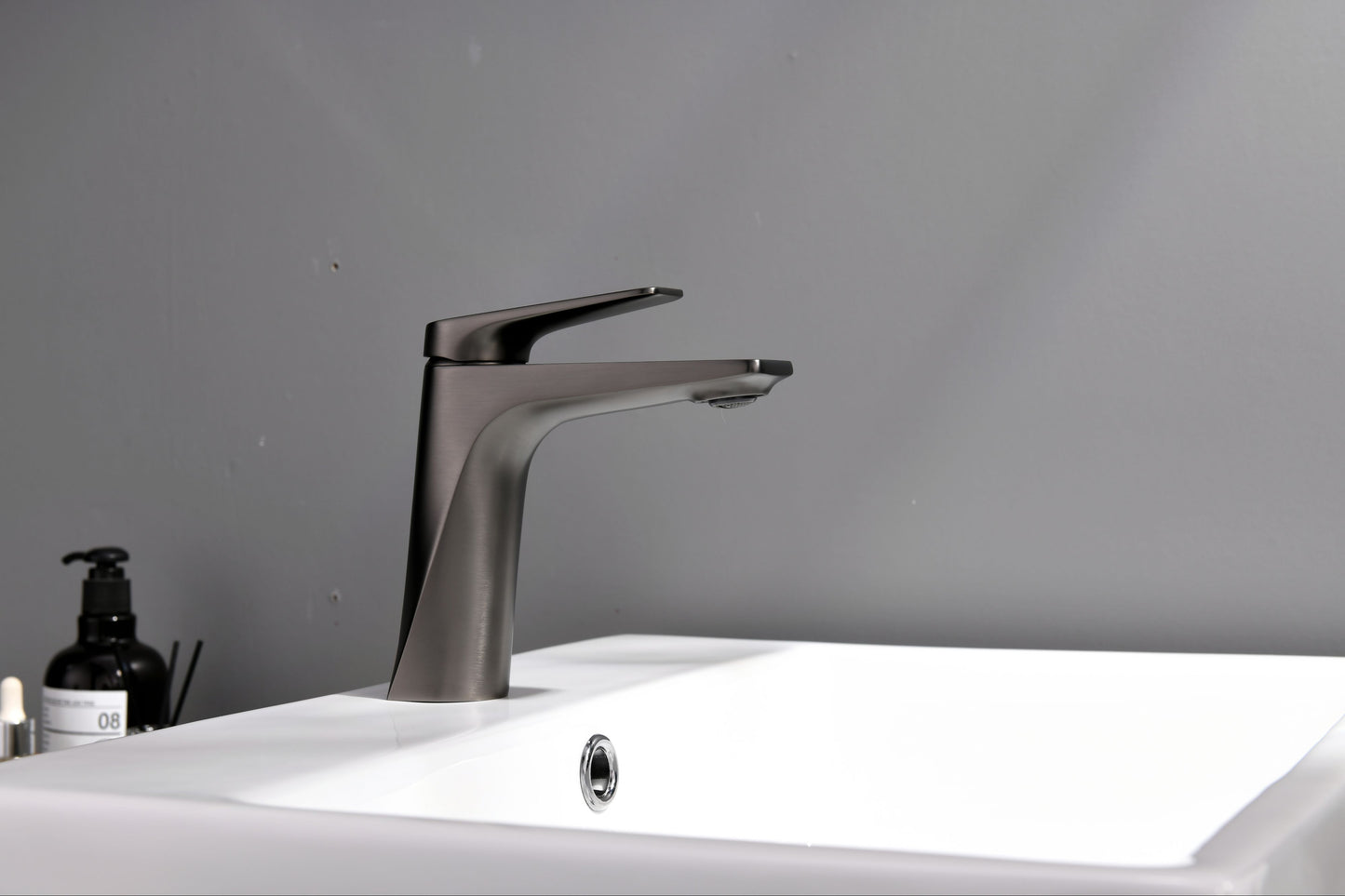 Mitigeur monocommande Lavabo WasserKraft coloris Anthracite