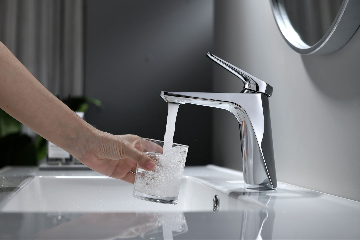 Mitigeur monocommande Lavabo WasserKraft coloris Chromé