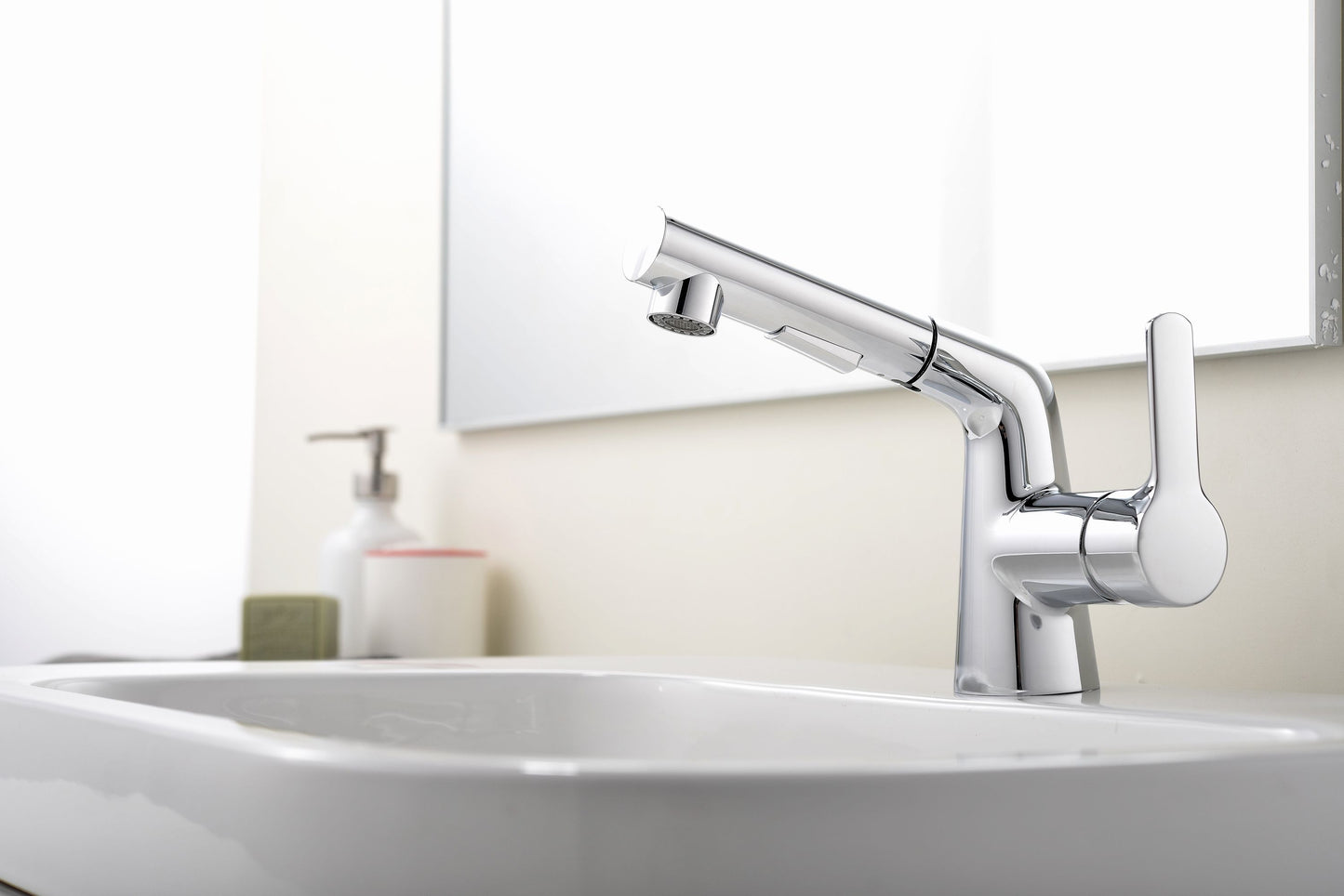 Mitigeur monocommande Lavabo WasserKraft coloris Chromé