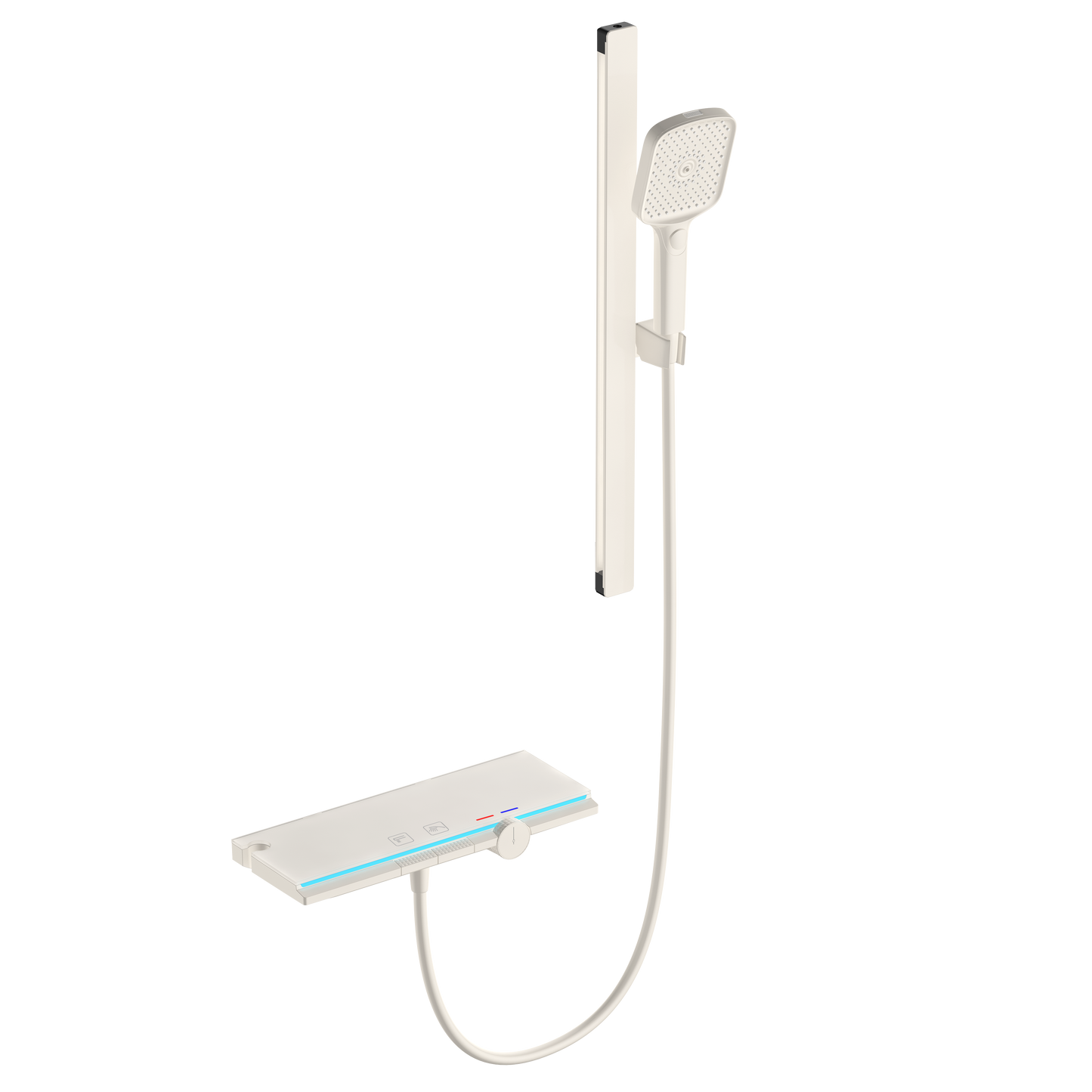 Ensemble de douche thermostatique WasserKraft Blanc